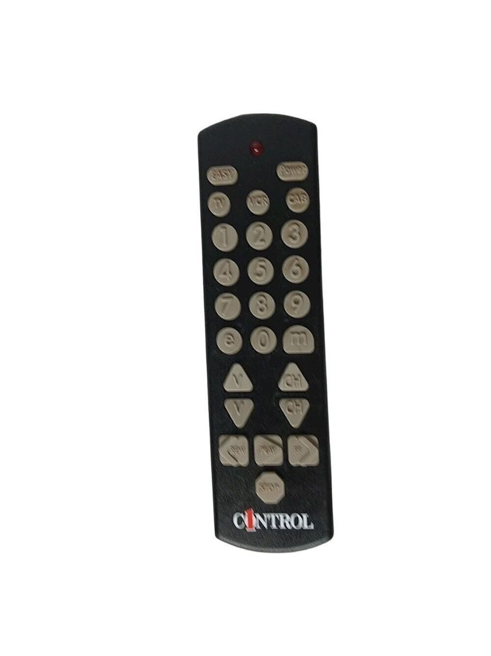 One Control Universal TV VCR Remote 8273